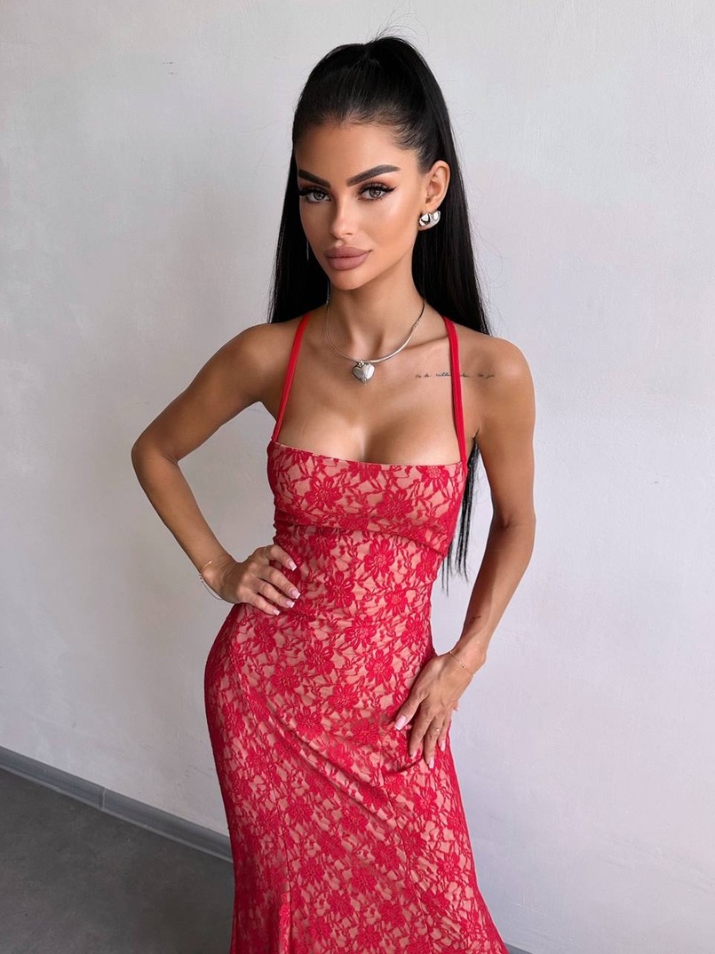 Мереживна сукня максі   Мереживна сукня максі   | PUSHKA SHOP