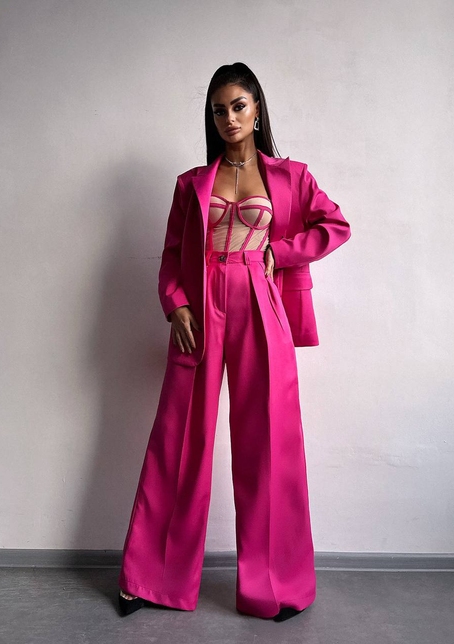 Костюм:  піджак на підкладці, штани+ корсет | PUSHKA SHOP