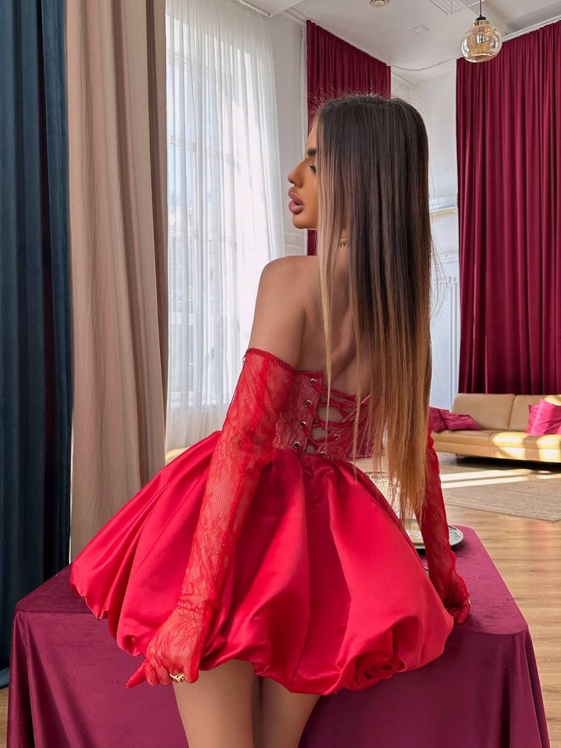 Комплект : мереживний корсет з рукавичками + спідниця балон Комплект : мереживний корсет з рукавичками + спідниця балон | PUSHKA SHOP