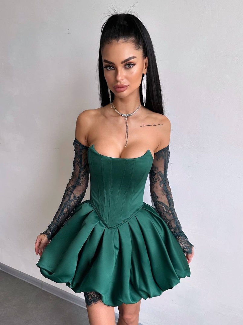 Комплект: корсет з рукавичками + спідниця  | PUSHKA SHOP