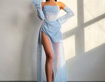 Комплект: корсет з рукавами + спідниця максі Комплект: корсет з рукавами + спідниця максі | PUSHKA SHOP