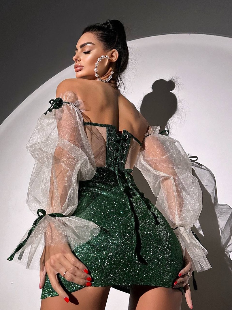 Сяючий комплект: корсет + спідниця  Сяючий комплект: корсет + спідниця  | PUSHKA SHOP