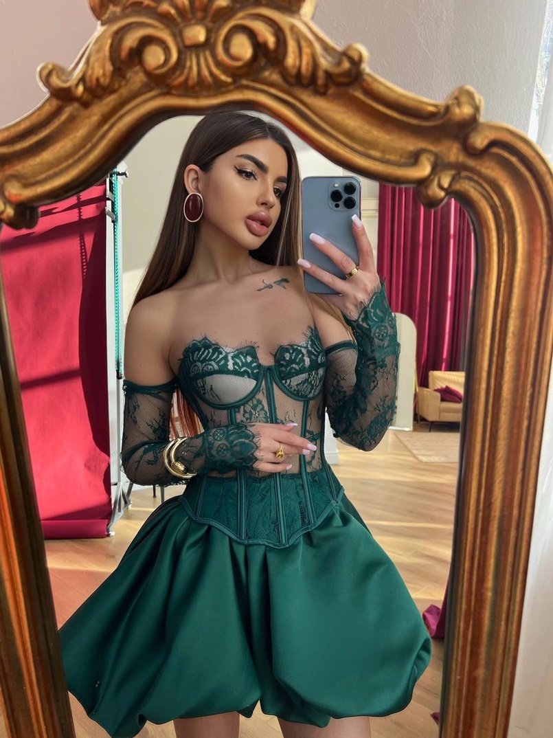 Комплект : мереживний корсет з чашечками+ спідниця балон Комплект : мереживний корсет з чашечками+ спідниця балон | PUSHKA SHOP