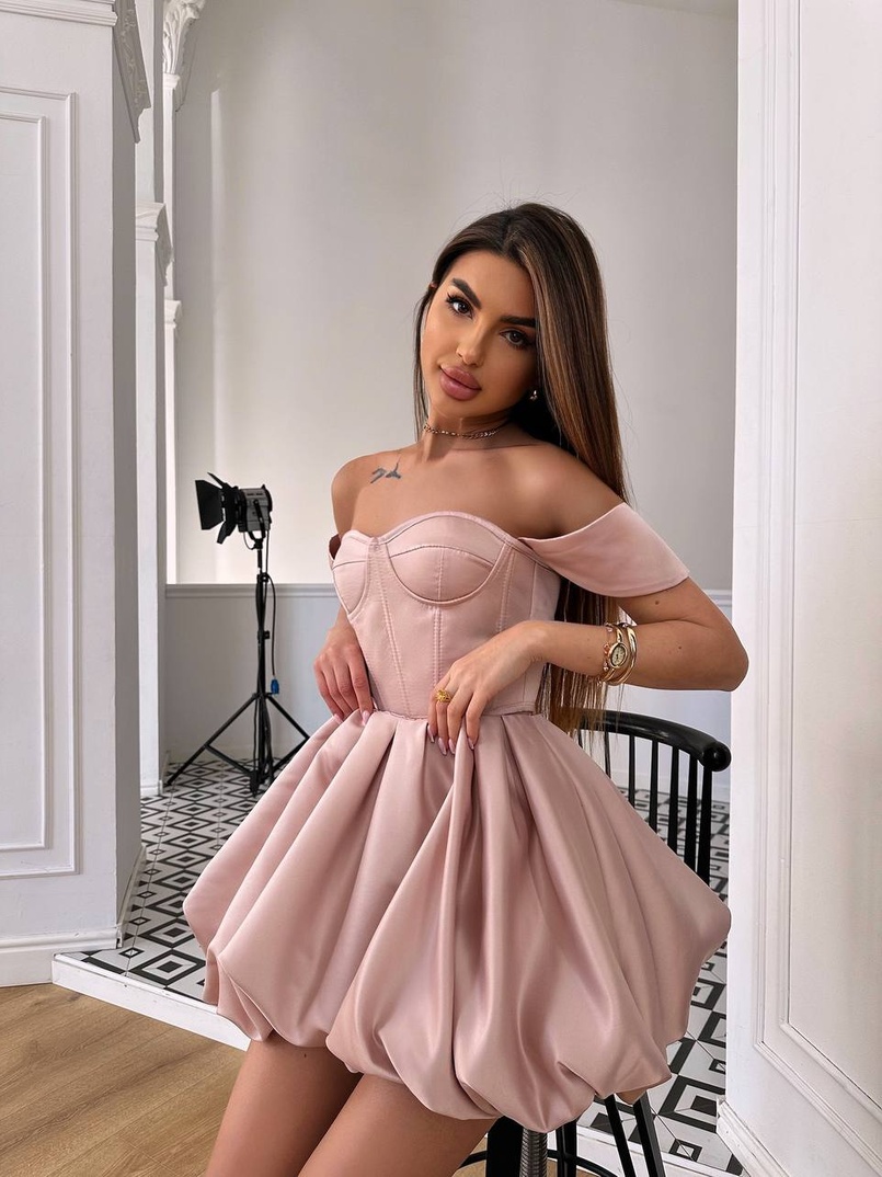 Комплект : корсет  з чашечками+ спідниця балон  | PUSHKA SHOP