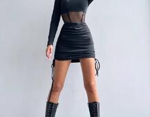 Облягаюча сукня з елементами корсету Довжину спідниці можна регулювати Облягаюча сукня з елементами корсету Довжину спідниці можна регулювати | PUSHKA SHOP