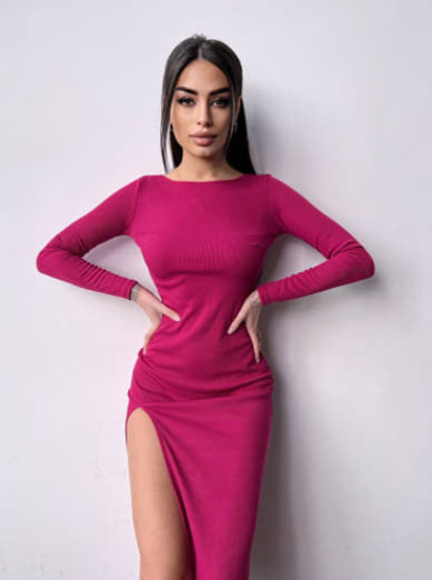 Плаття міді зі шнурівкою Плаття міді зі шнурівкою | PUSHKA SHOP