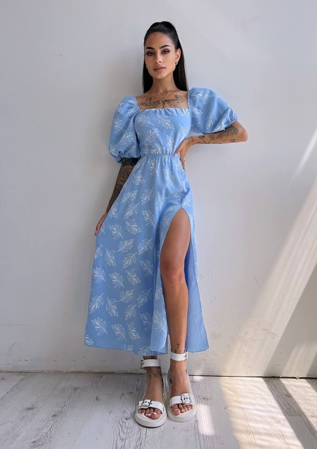 Улюблена сукня міді зі шнурівкою на спинці в нових кольорах | PUSHKA SHOP