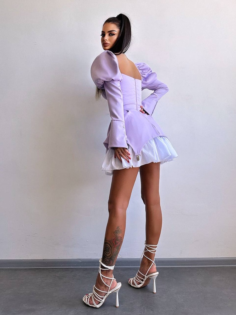 Сукня з чашечками та елементами корсету  | PUSHKA SHOP