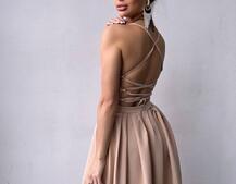 Сукня максі  зі шнурівкою на спинці Сукня максі  зі шнурівкою на спинці | PUSHKA SHOP