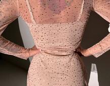 Сукня міні з сяючими стразами Сукня міні з сяючими стразами | PUSHKA SHOP