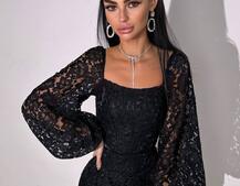 Мереживний комплект: корсет + спідниця міні Мереживний комплект: корсет + спідниця міні | PUSHKA SHOP