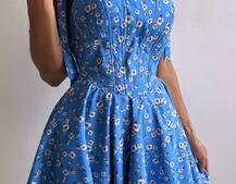 Корсетна сукня з подвійною спідницею  Корсетна сукня з подвійною спідницею  | PUSHKA SHOP