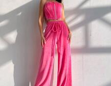 Велюровий комплект трійка: кофта + корсет на блискавці+ штани Велюровий комплект трійка: кофта + корсет на блискавці+ штани | PUSHKA SHOP