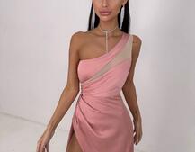 Атласна сукня максі  | PUSHKA SHOP