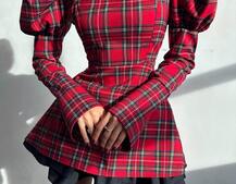 Сукня з об'ємними рукавами + спідниця з воланами Сукня з об'ємними рукавами + спідниця з воланами | PUSHKA SHOP