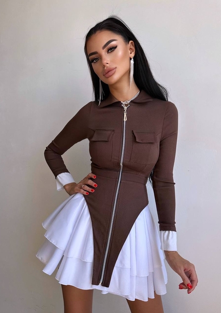 Сукня із пишною спідницею | PUSHKA SHOP