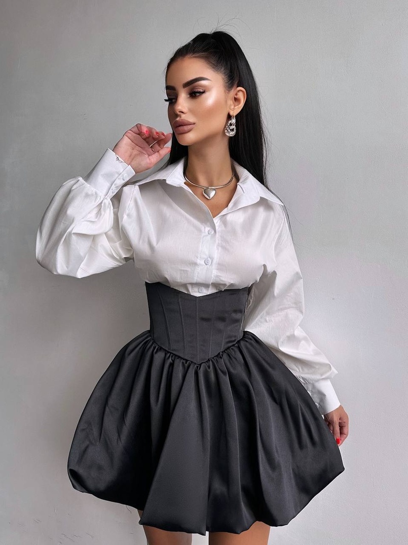 Комплект: сорочка  + корсетна спідниця Комплект: сорочка  + корсетна спідниця | PUSHKA SHOP