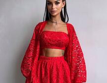 Мереживний комплект трійка  Мереживний комплект трійка  | PUSHKA SHOP