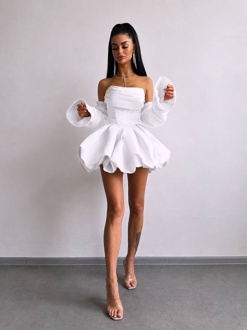 Комплект : корсет з рукавами  + спідниця балон  | PUSHKA SHOP