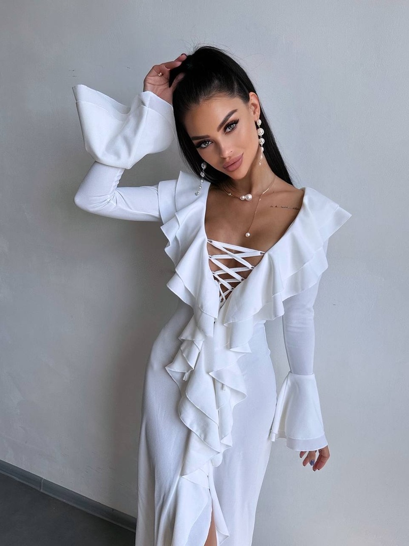 Сукня з воланами  Сукня з воланами  | PUSHKA SHOP