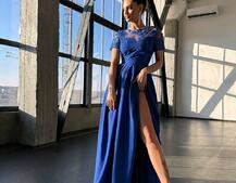 Сукня максі з мереживом  Сукня максі з мереживом  | PUSHKA SHOP