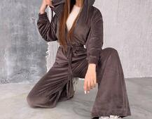 Велюровий комбінезон  Велюровий комбінезон  | PUSHKA SHOP