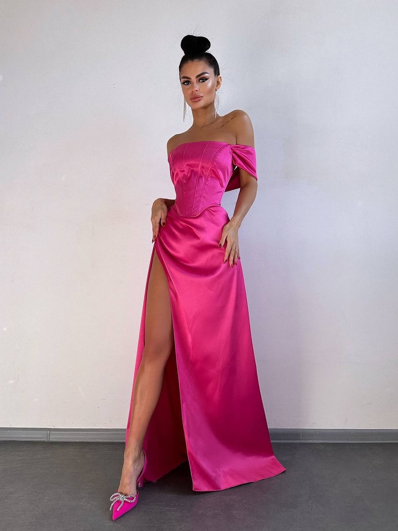 Комплект: корсет + спідниця максі з драпіруванням   | PUSHKA SHOP