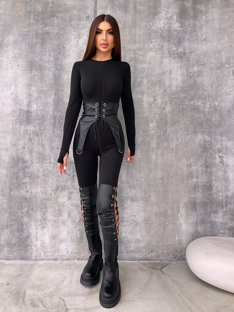 Комбінезон в комплекті з корсетом  Комбінезон в комплекті з корсетом  | PUSHKA SHOP