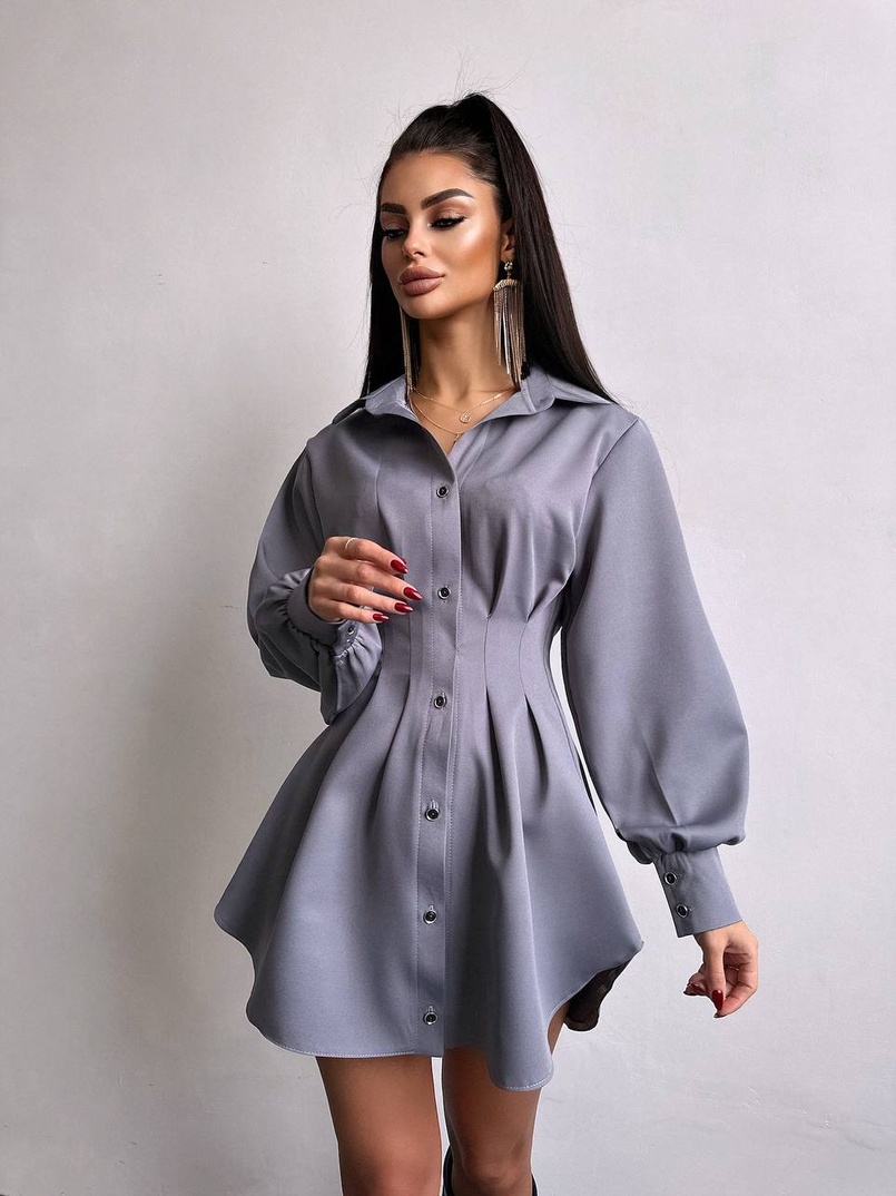 Приталена сорочка + корсет  Приталена сорочка + корсет  | PUSHKA SHOP