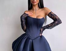 Комплект: корсет з рукавичками + спідниця  | PUSHKA SHOP