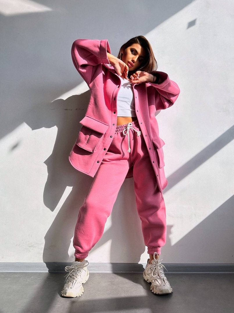 Комплект: тепла сорочка на кнопках + джоггери Комплект: тепла сорочка на кнопках + джоггери | PUSHKA SHOP