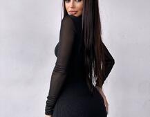 Трикотажна сукня з вставками сітки Трикотажна сукня з вставками сітки | PUSHKA SHOP