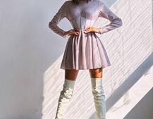 Приталена блискуча сукня з корсетною вставкою та пишною спідницею-сонцем | PUSHKA SHOP