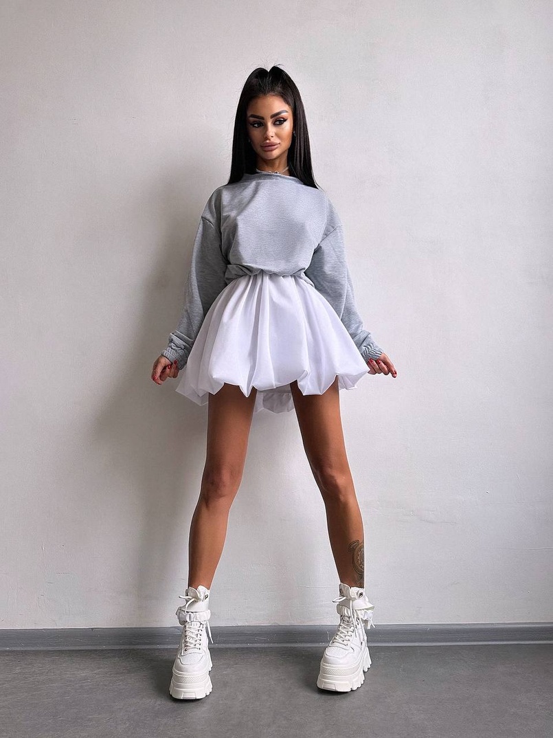 Комплект: спідниця + світшот Комплект: спідниця + світшот | PUSHKA SHOP