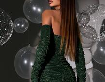 Сяюча корсетна сукня бюстьє | PUSHKA SHOP