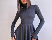 Сукня міні зі спідницею-сонцем  Сукня міні зі спідницею-сонцем  | PUSHKA SHOP