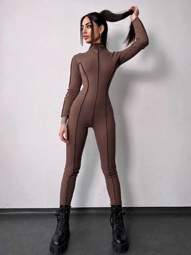 Трикотажний комбінезон у стилі «Печворк» Трикотажний комбінезон у стилі «Печворк» | PUSHKA SHOP