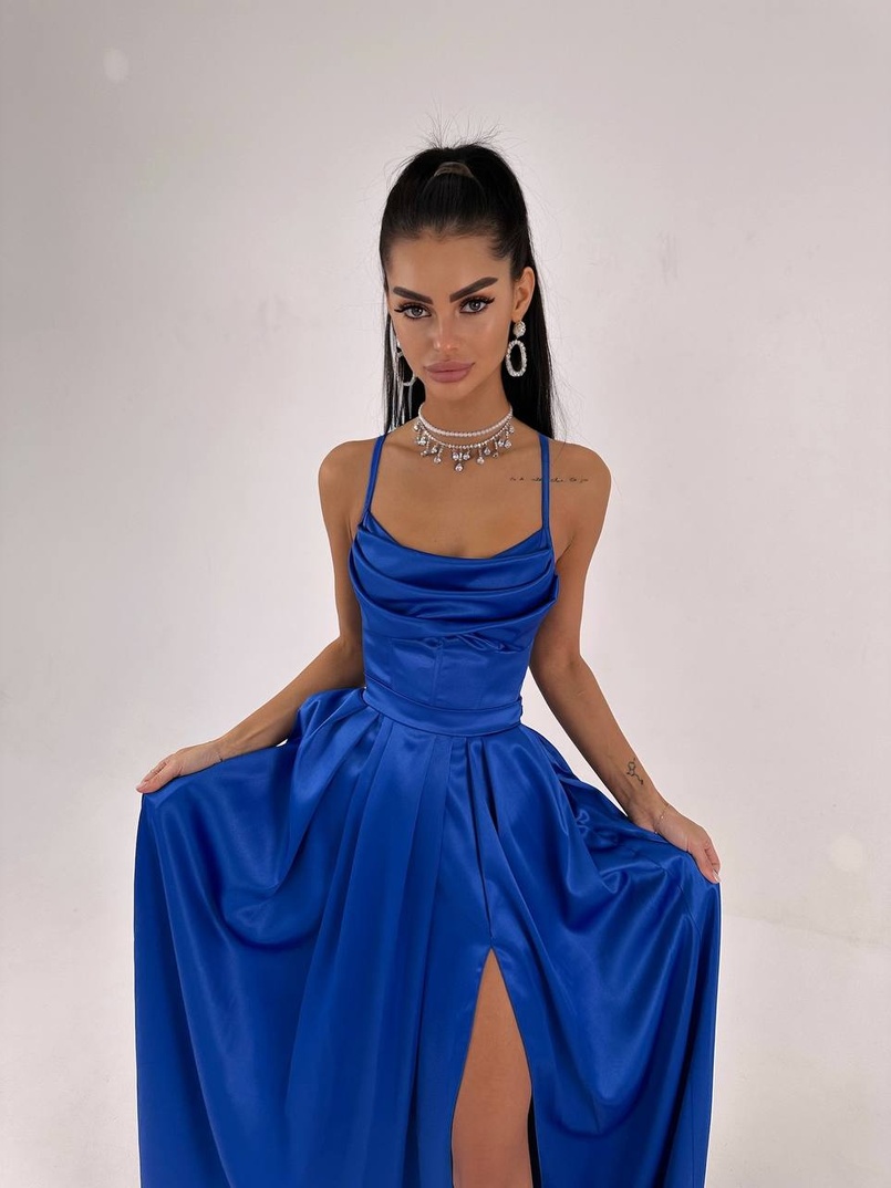 Атласний комплект: корсет + спідниця максі Атласний комплект: корсет + спідниця максі | PUSHKA SHOP