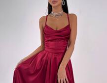 Атласний комплект: корсет + спідниця максі  | PUSHKA SHOP