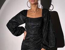 Сяючий комплект: корсет + спідниця міні з драпіруванням Сяючий комплект: корсет + спідниця міні з драпіруванням | PUSHKA SHOP