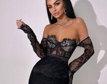 Мереживний комплект: корсет + спідниця   Мереживний комплект: корсет + спідниця   | PUSHKA SHOP