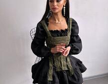 Комплект: сукня + корсет  Комплект: сукня + корсет  | PUSHKA SHOP