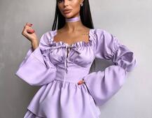 Сукня з чокером  Сукня з чокером  | PUSHKA SHOP