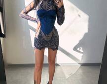 Комплект: мереживна сукня міні + корсет  Комплект: мереживна сукня міні + корсет  | PUSHKA SHOP