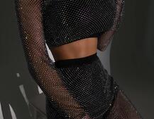 Комплект: сяюча спідниця + топ Комплект: сяюча спідниця + топ | PUSHKA SHOP