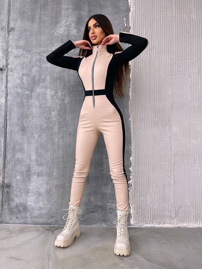 Комбінезон з еко-шкіри  Комбінезон з еко-шкіри  | PUSHKA SHOP