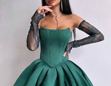 Комплект: корсет з рукавичками + спідниця  | PUSHKA SHOP