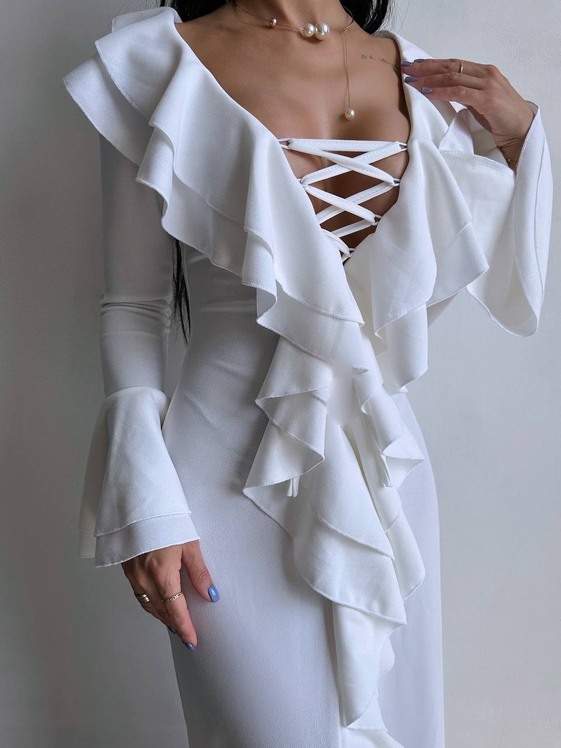 Сукня з воланами  Сукня з воланами  | PUSHKA SHOP