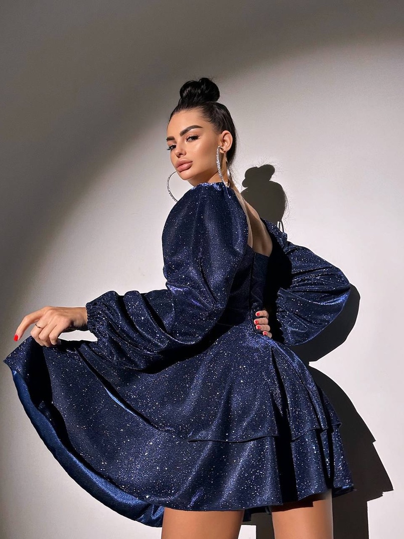 Сяюча корсетна сукня бюстьє з подвійною спідницею  | PUSHKA SHOP