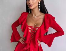 Сукня з з воланами на ґудзиках  Сукня з з воланами на ґудзиках  | PUSHKA SHOP